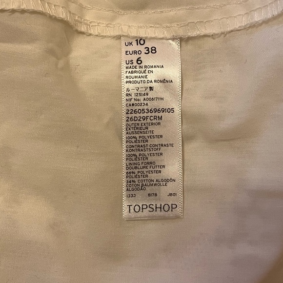 Lace Mini Dress - Cream - Picture 16 of 16